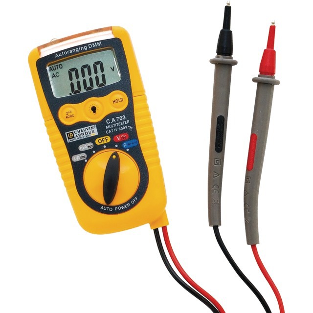 Multimetre Numerique Detecteur de Tension sans Contact C.A703 référence fournisseur 1915020